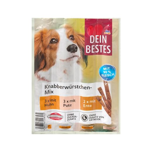 Hundeleckerli Knabberwürstchen Mix